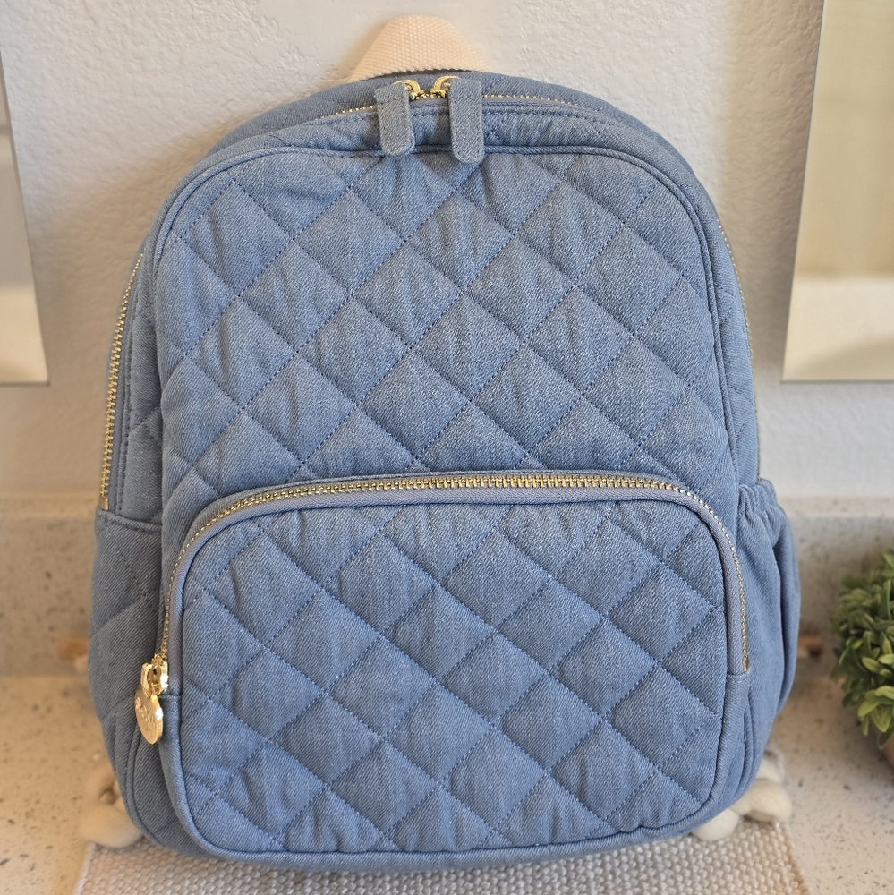 Denim Mini Backpack